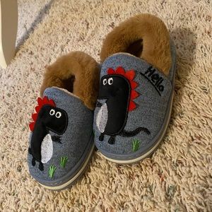 Dinosaur slippers
